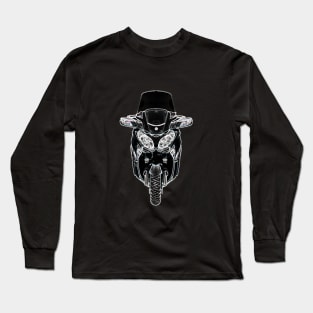 Suzuki Burgman Scooter Front Long Sleeve T-Shirt